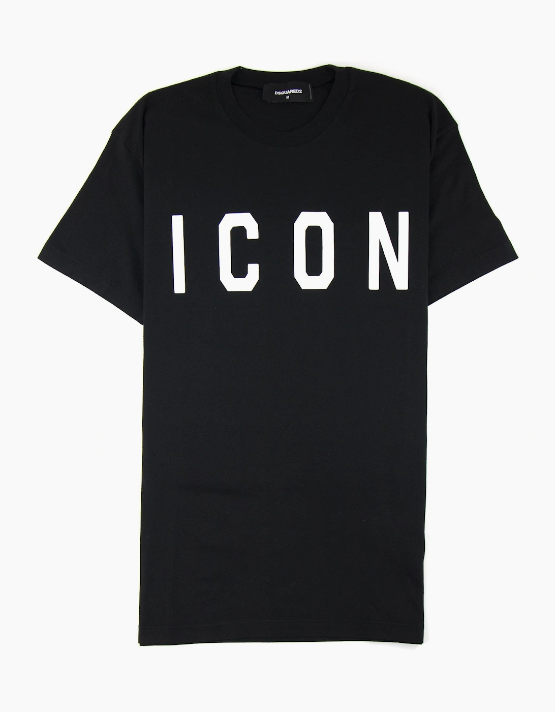Dsquared2 Men's Black Icon Print T-Shirt - Size 42
