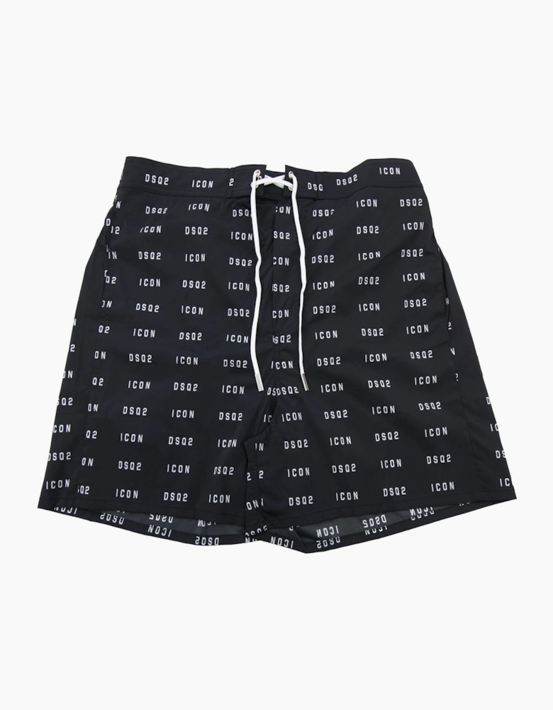 Dsquared2 Logo Swim Shorts Black