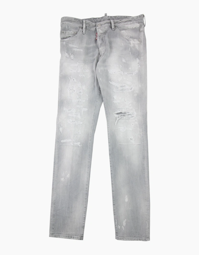 Dsquared2 Piranha Grey Denim Wash Cool Guy Jeans Grey 852