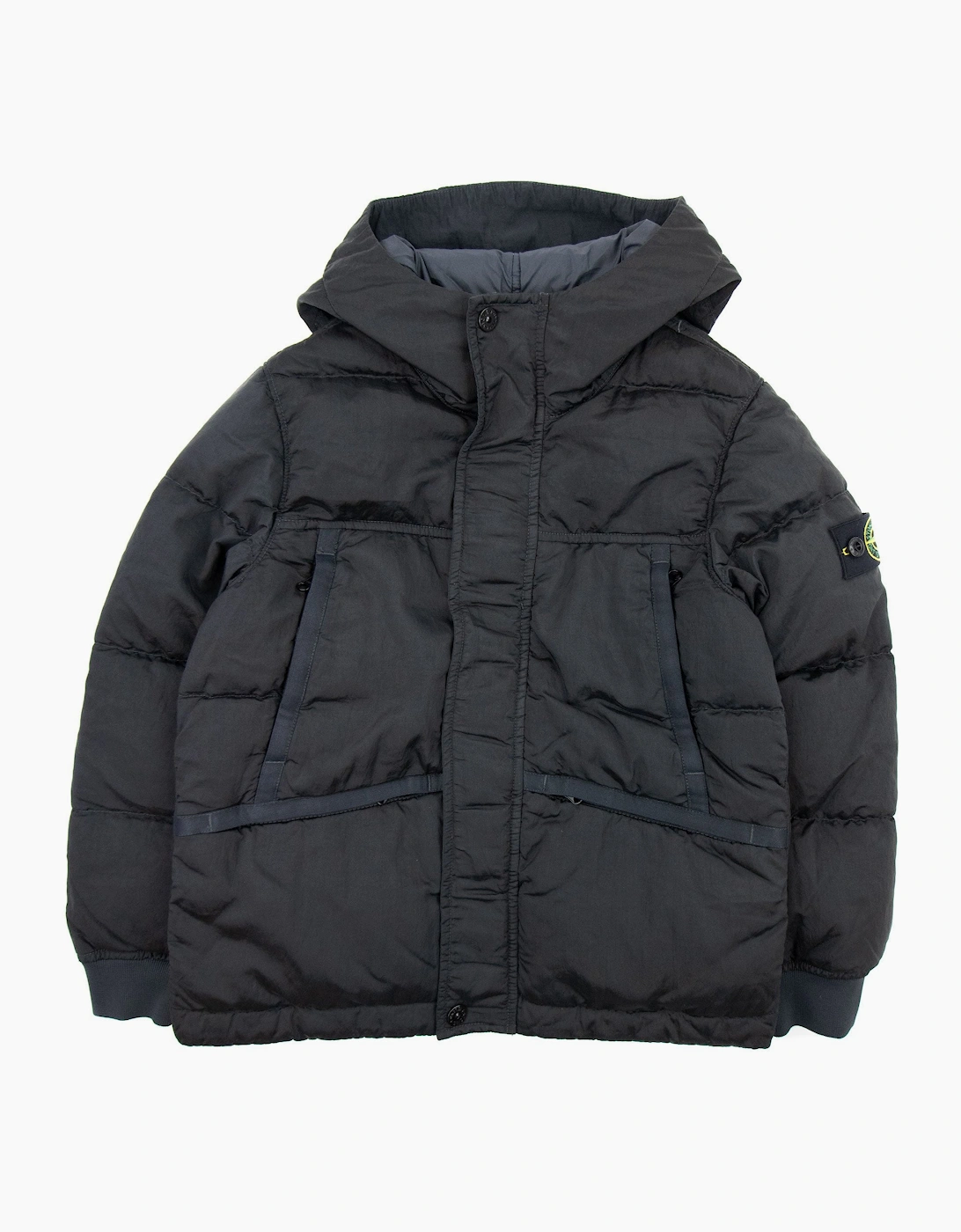 Stone Island Junior 40735 Regenerated Nylon Metal In Econyl Jacket Charcoal V0065, 4 of 3