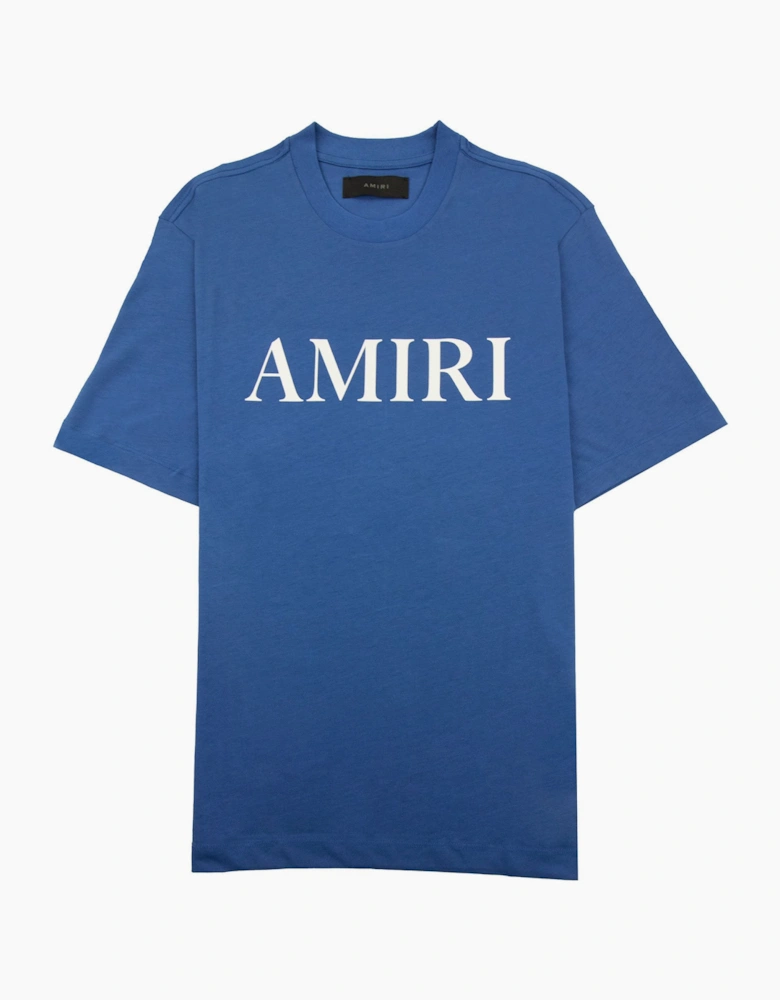 Amiri Core Logo T Shirt Blue