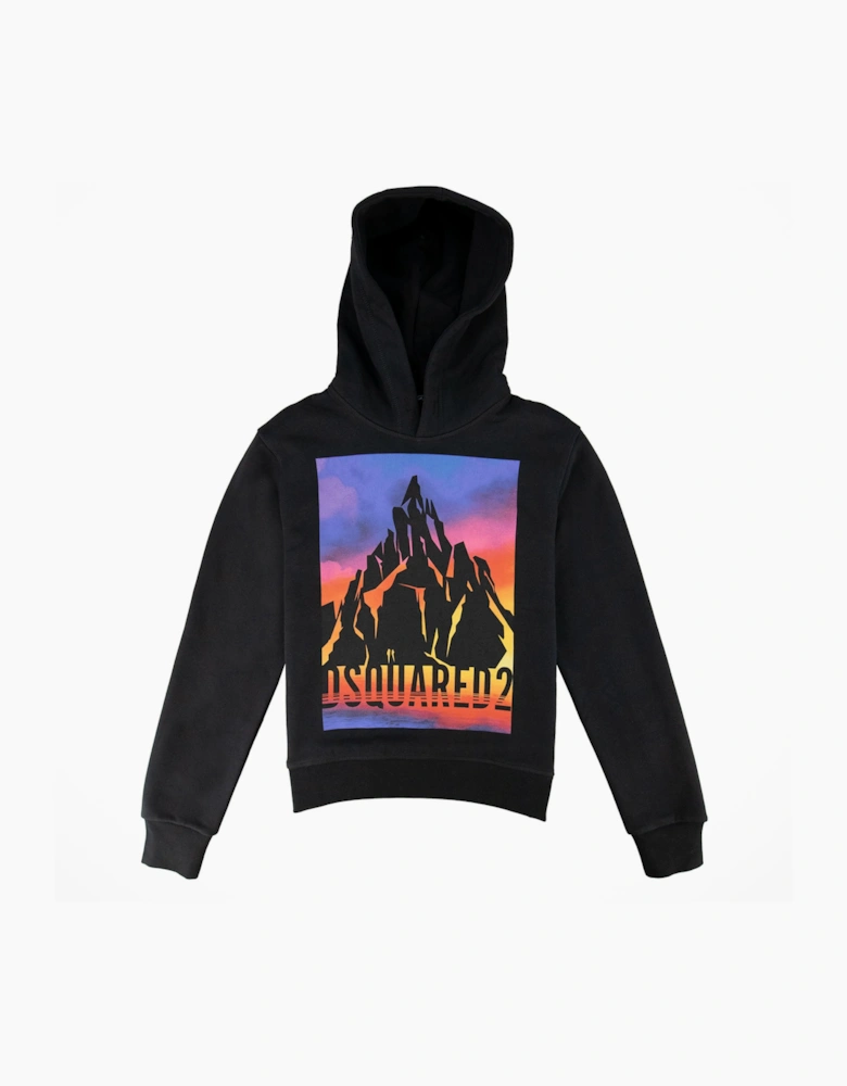 Dsquared2 Kids Dsquared Mountain Hoody Black