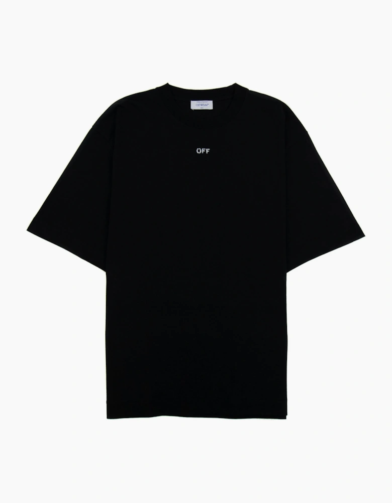Off White Dbl Moon Arrow Skate S/s T Shirt Black/white