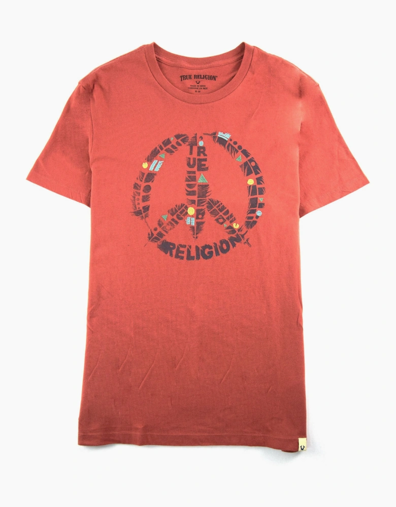 True Religion Mondo Peace S/s T Shirt Safron
