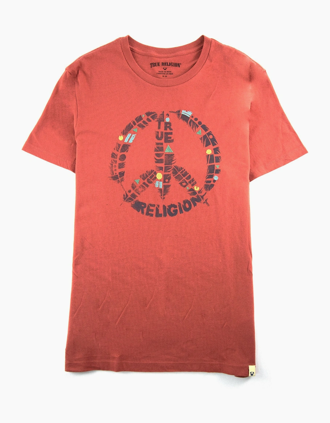 True Religion Mondo Peace S/s T Shirt Safron