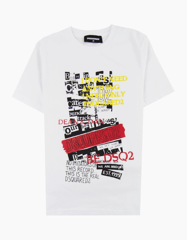 Dsquared2 Kids Punkd T-shirt White