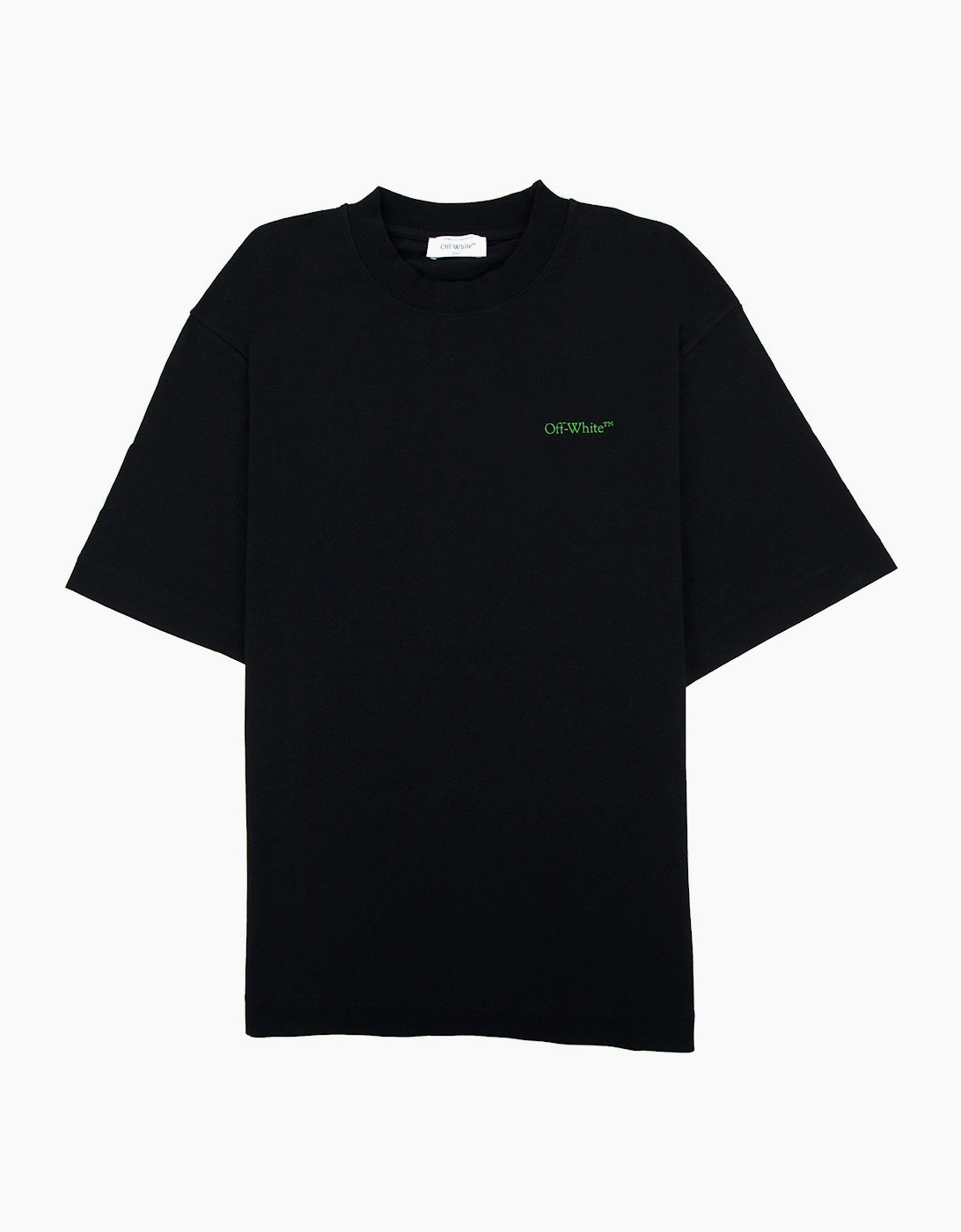 Off White Moon Cam Arrow Skate S/s T Shirt Black/green
