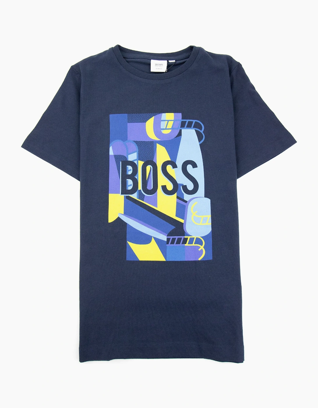 Hugo Boss Kids Cargo Short Sleeve T Shirt Navy, 3 of 2
