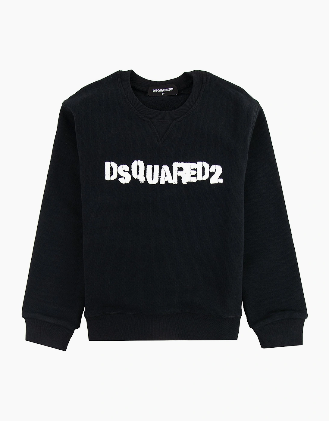 Dsquared2 Kids Stamped Logo Crewneck Sweatshirt Black