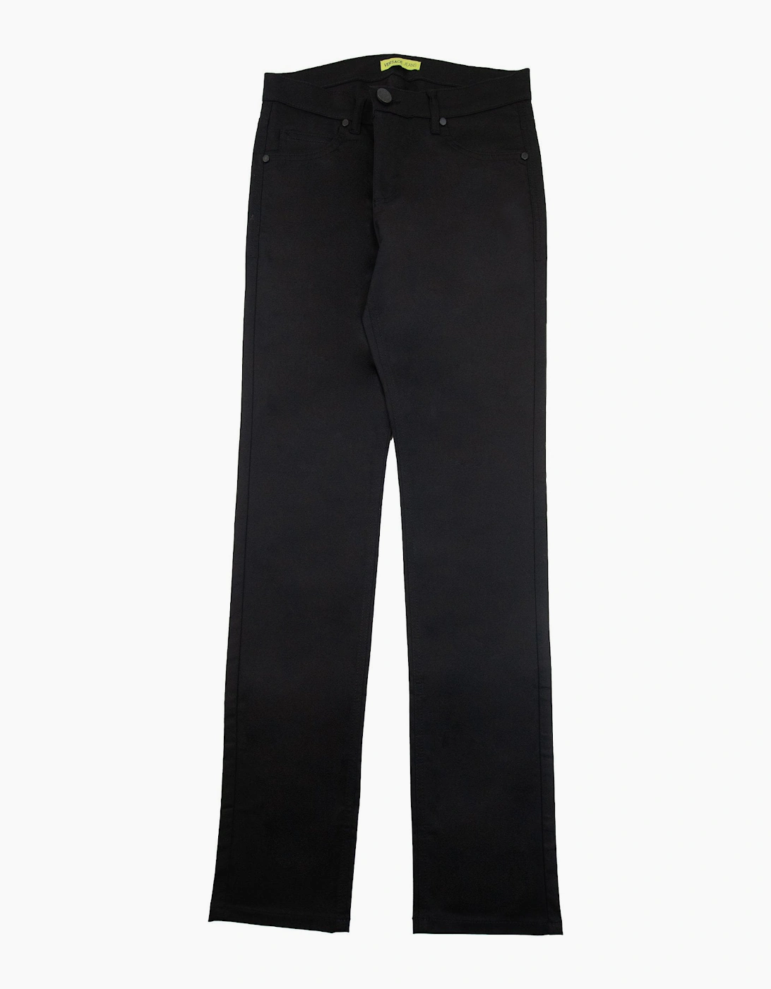 Versace Jeans Raso Tiger Metal Logo Jean Black