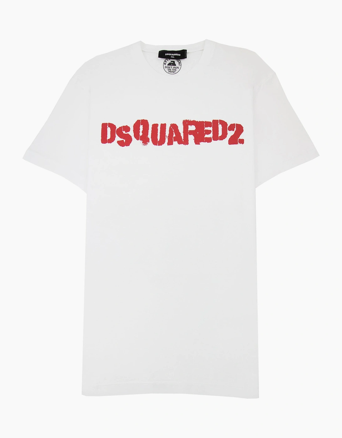 Dsquared2 Logo Print T Shirt White 100