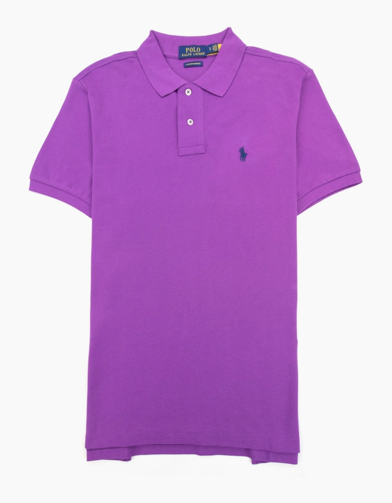 Polo Ralph Lauren Custom Slim Fit Polo Purple