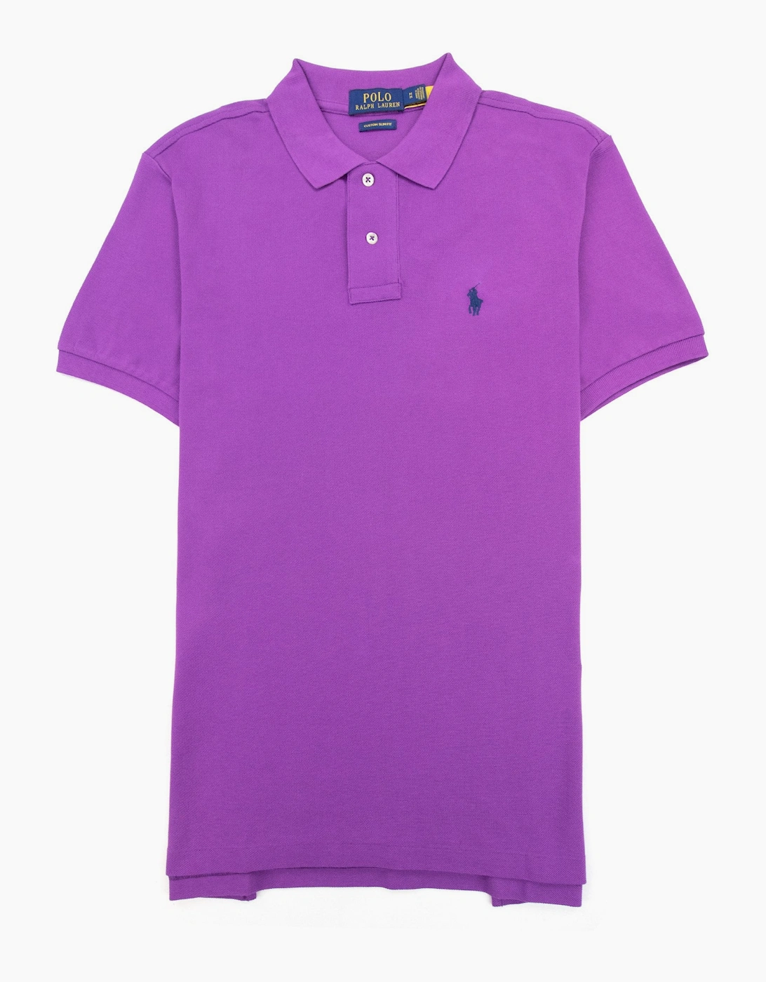 Polo Ralph Lauren Custom Slim Fit Polo Purple