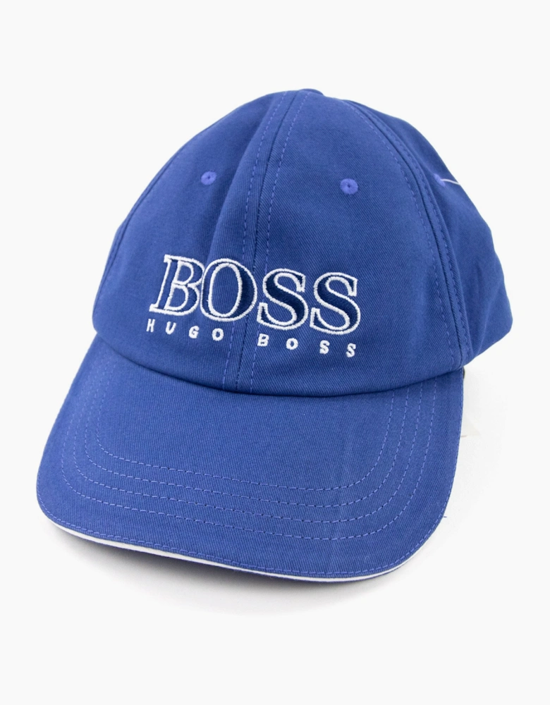 Hugo Boss Kids Embroidered Logo Cap Elec Blue
