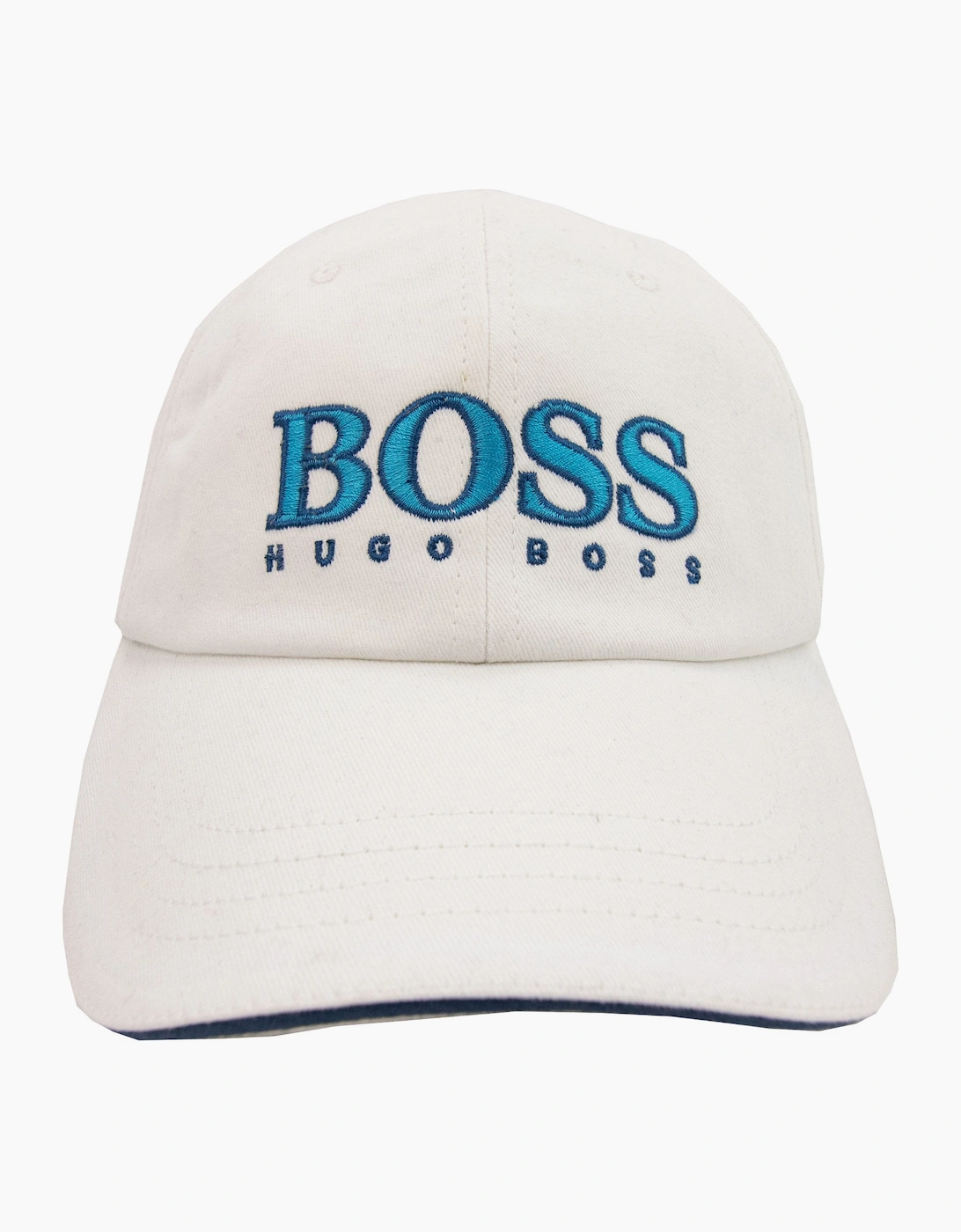 Hugo Boss Kids Embroidered Logo Cap White