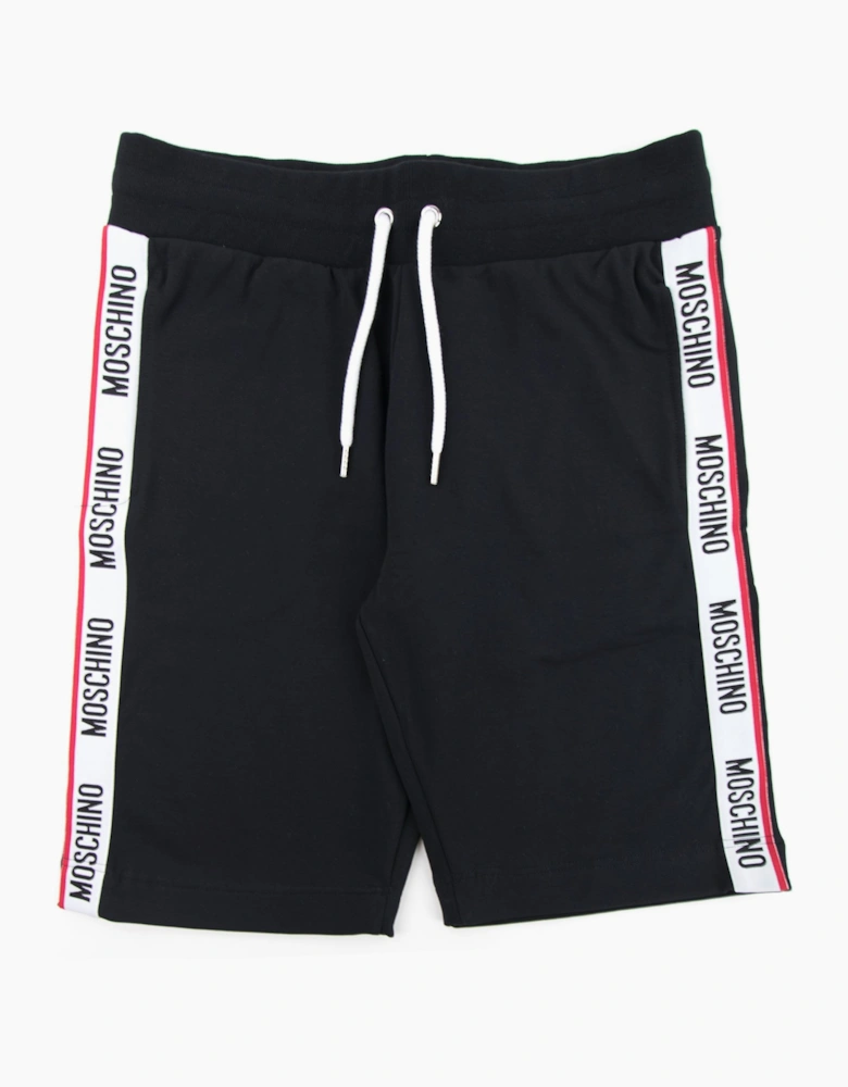 Moschino Underwear Logo Tape Shorts Black 0555