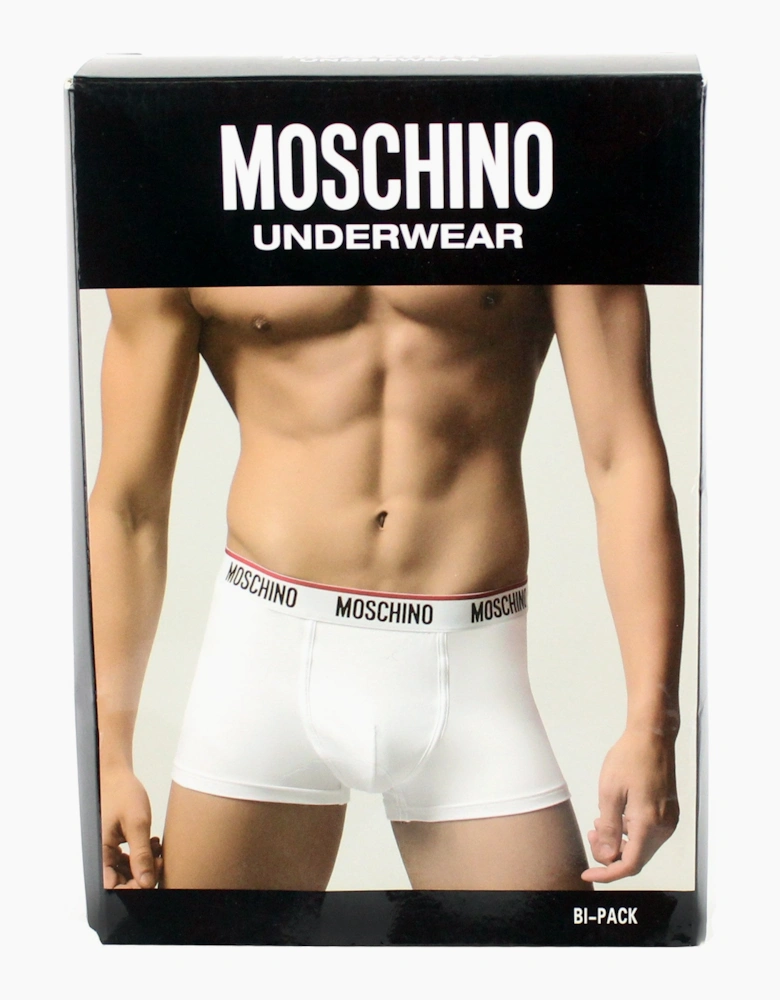 Moschino Underwear Logo Set Of 2 Boxer Shorts Grey/black