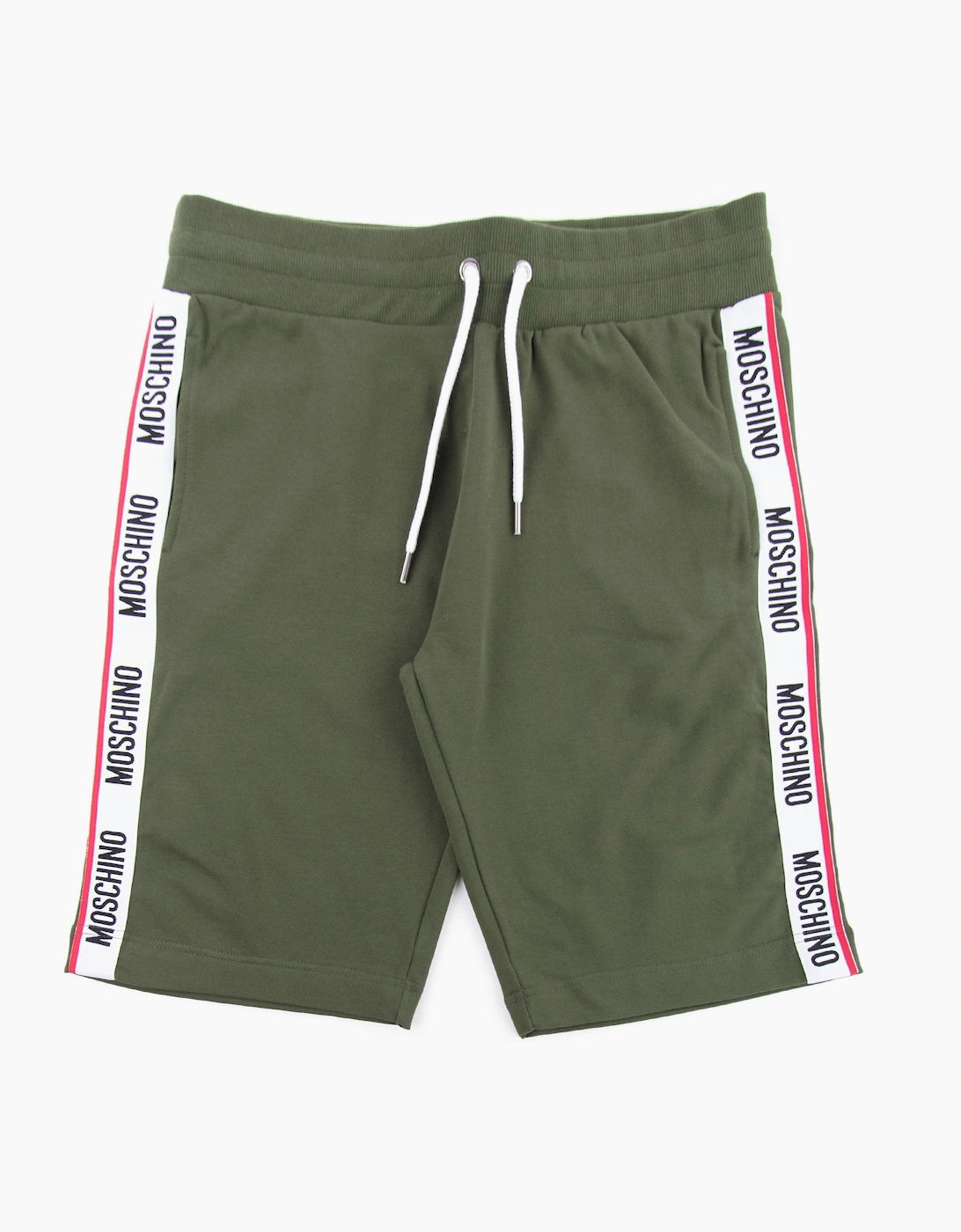 Moschino Underwear Logo Tape Shorts Khaki 0430