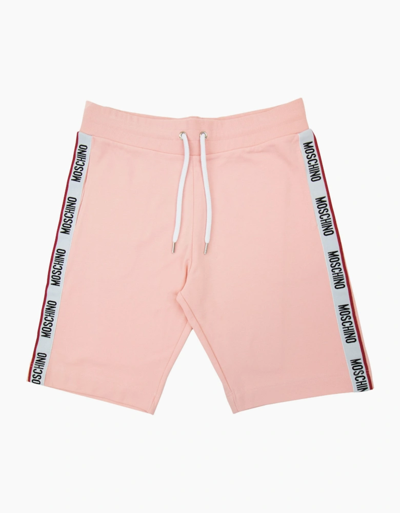 Moschino Underwear Logo Tape Shorts Pink 0227