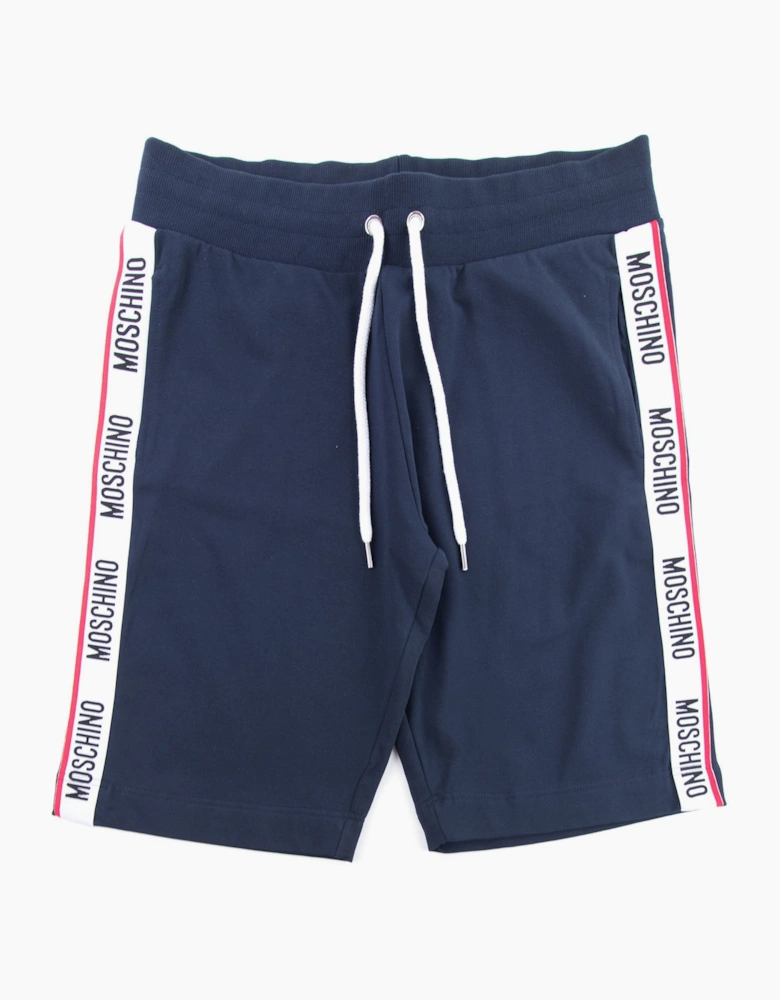 Moschino Underwear Logo Tape Shorts Navy 0290