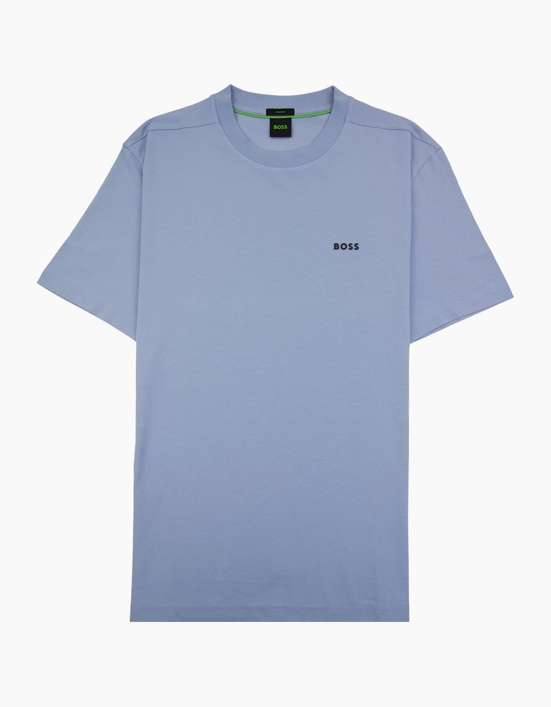 Hugo Boss Contrast Printed Logo Tee Sky Blue, 5 of 4