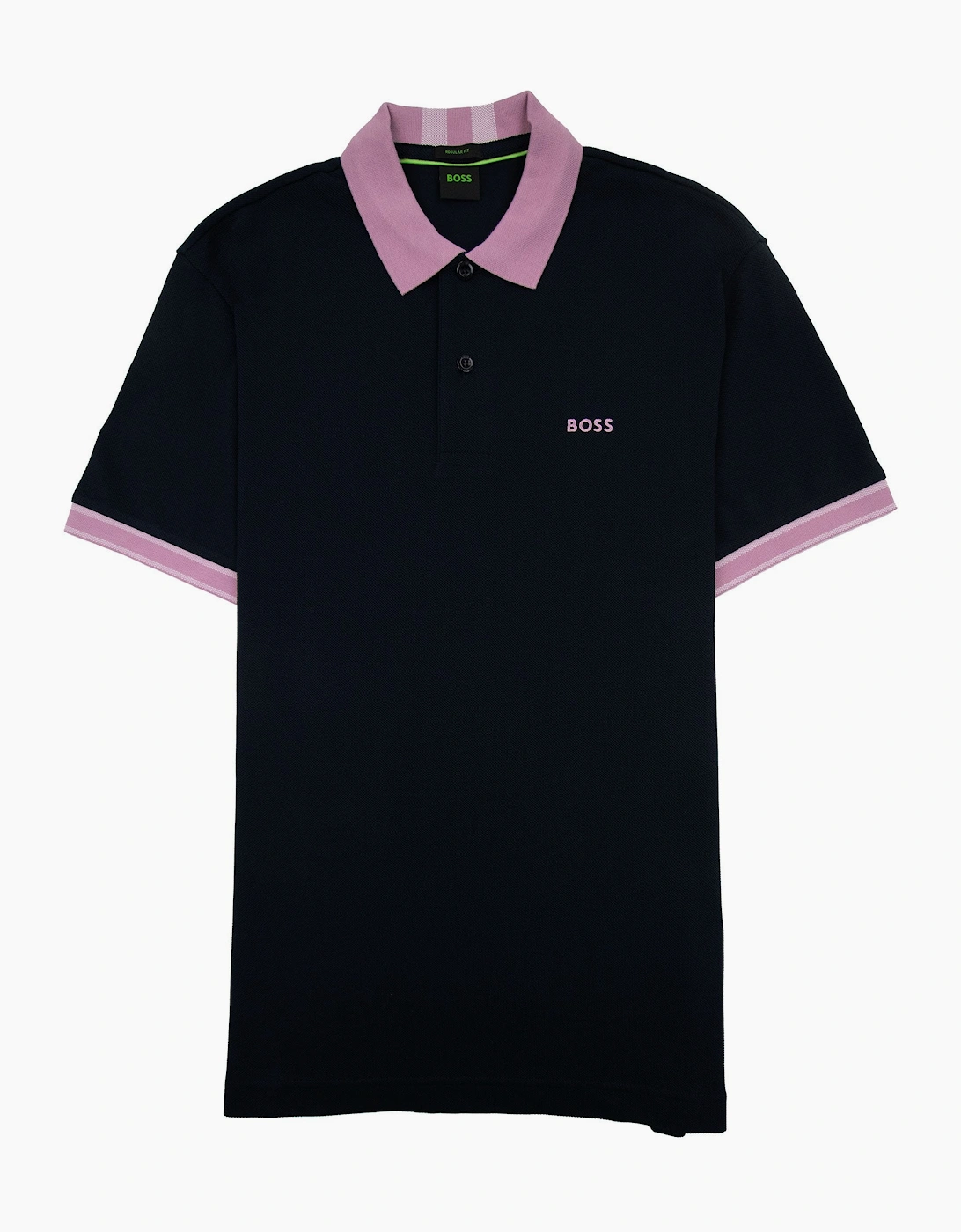 Hugo Boss Paddy 8 Contrast Collar Polo Navy 402