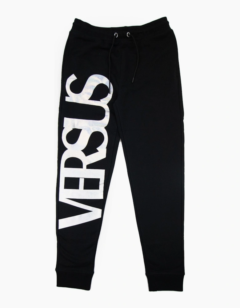 Versace Versus Printed Logo Jogging Pants Black