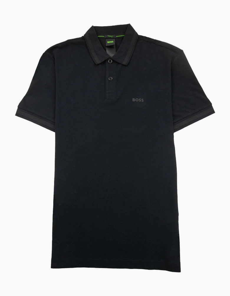 Hugo Boss Pio 1 Stretch Regular Fit Polo Black 001