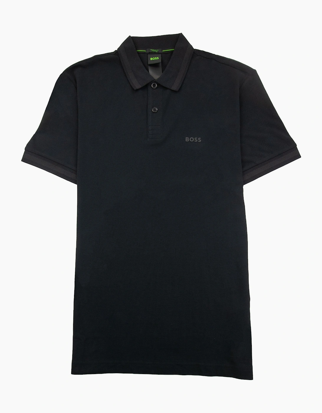 Hugo Boss Pio 1 Stretch Regular Fit Polo Black 001, 5 of 4