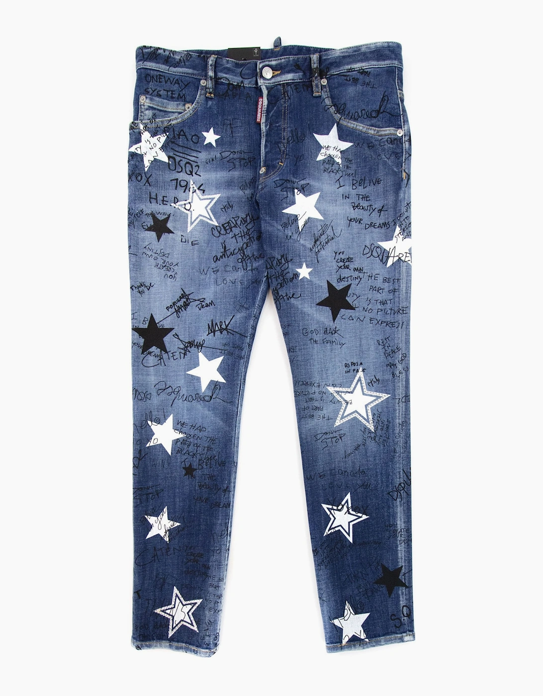 Dsquared2 Skater Star Wash Jeans Navy Blue 470