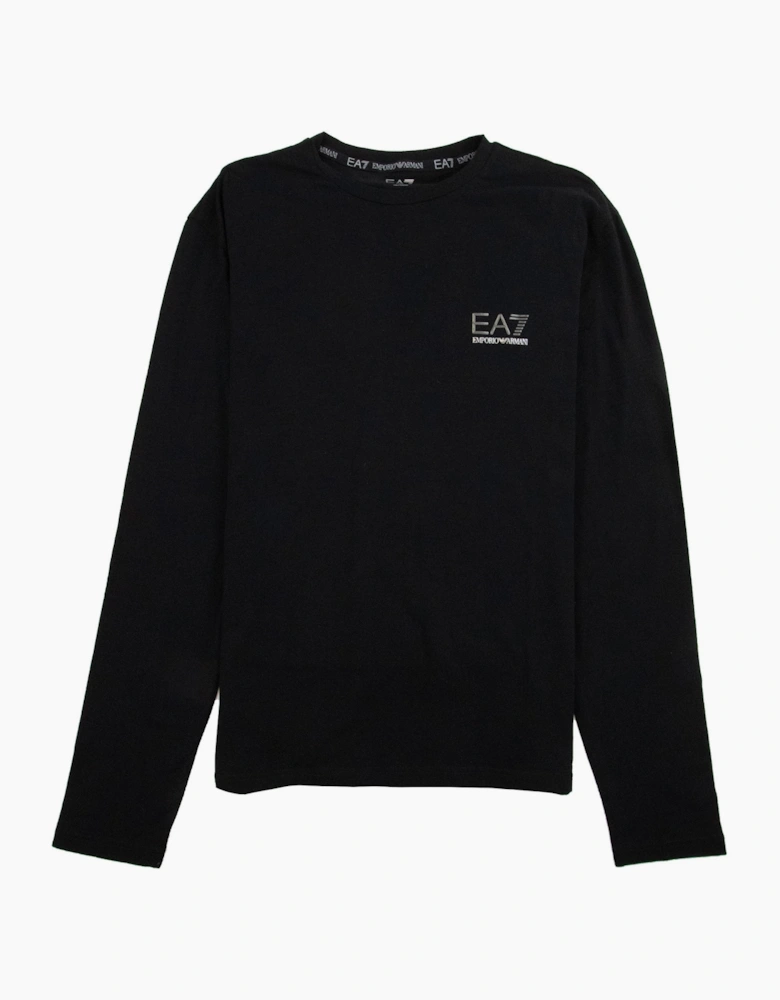 EA7 Train Evolution Long Sleeve T-shirt Black