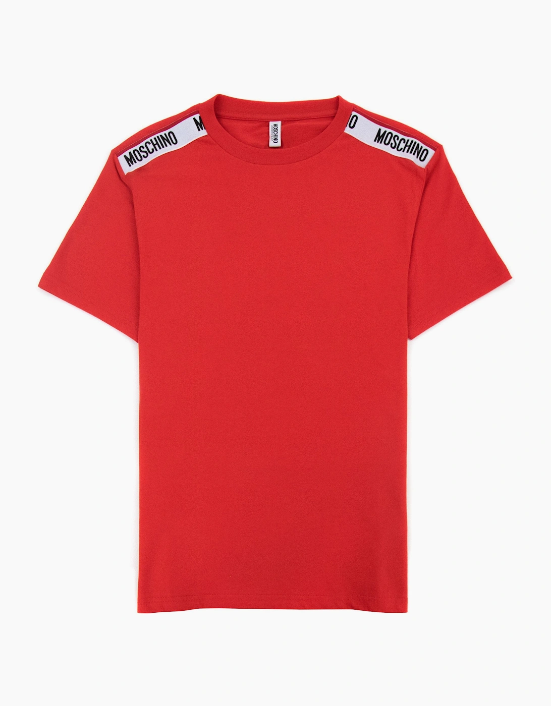 Moschino Underwear Tape Logo T-shirt Red 0113