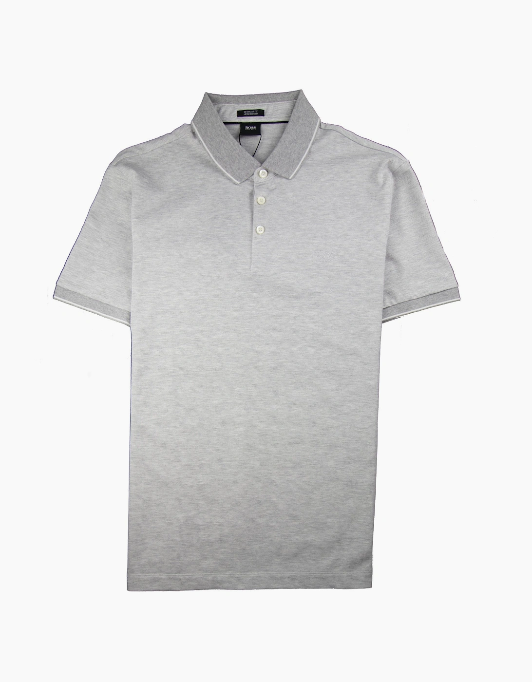 Hugo Boss Prout 10 Short Sleeve Polo Light Grey, 3 of 2