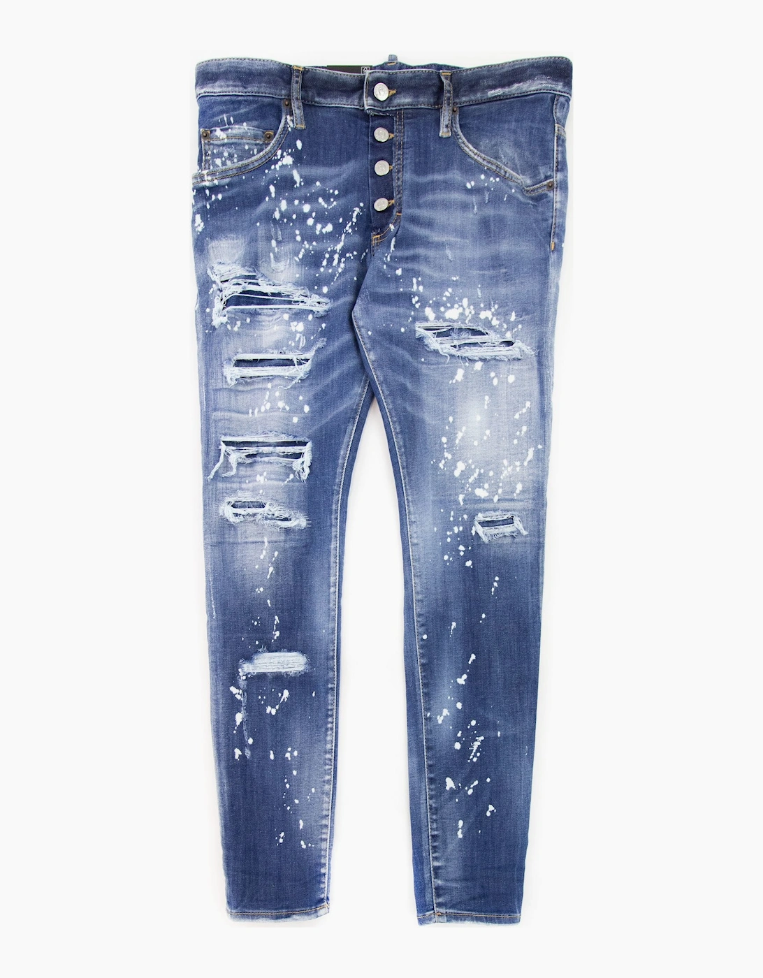 Dsquared2 Super Twinkey Ripped Jeans Navy Blue 470