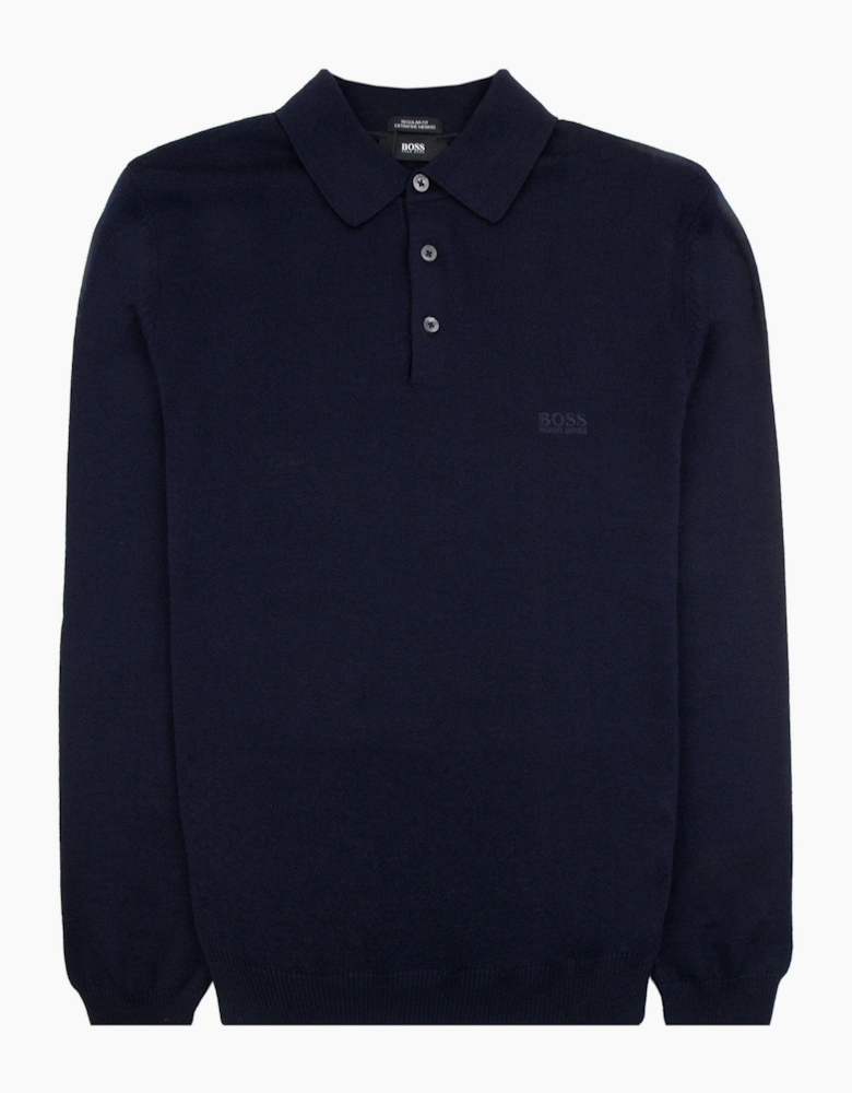 Hugo Boss Banet-b Knit Polo Navy