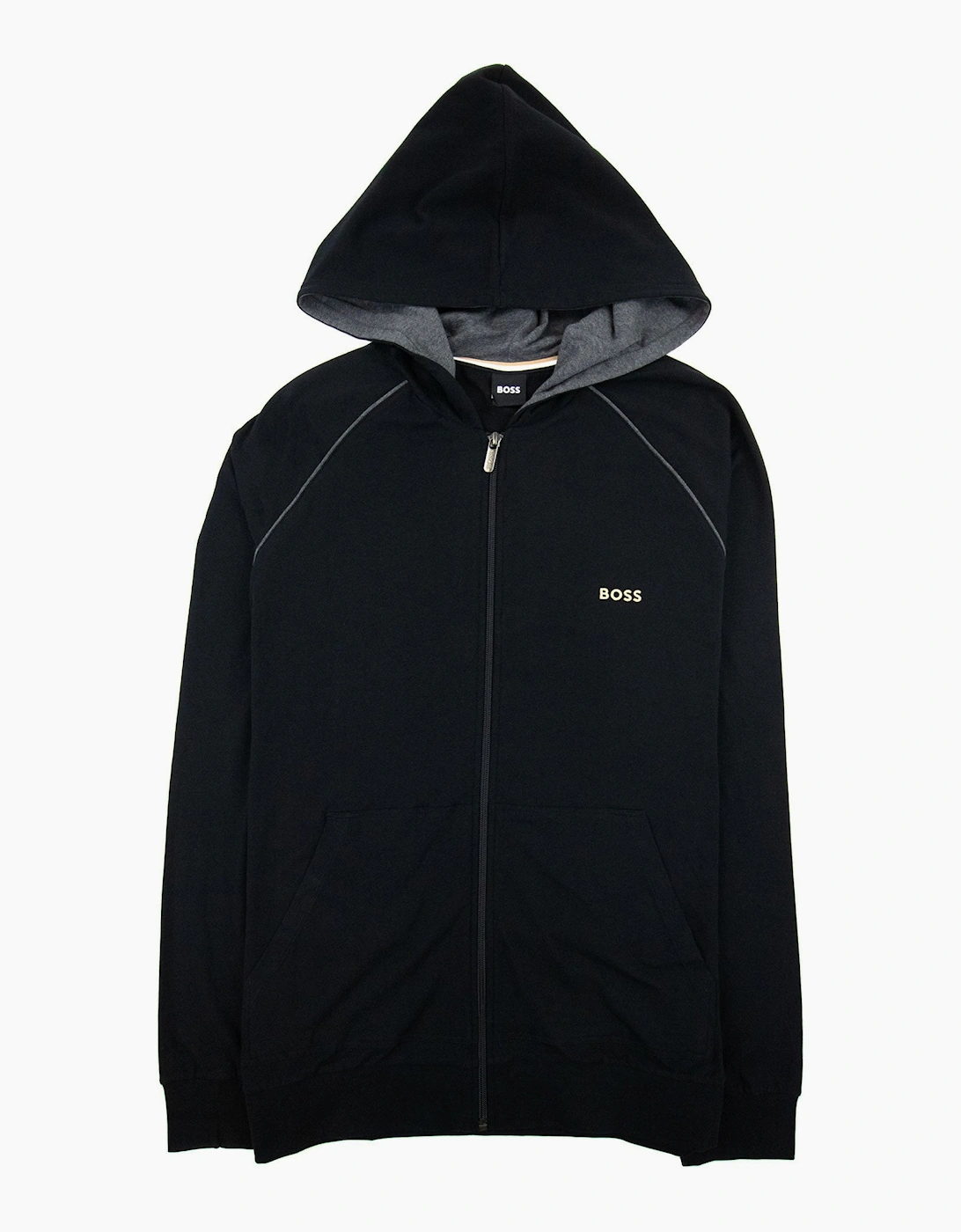 Hugo Boss Mix & Match Logo Zip Up Jacket Black 005, 5 of 4