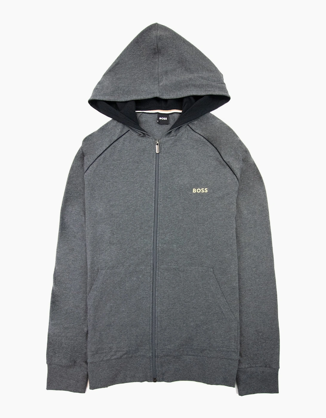 Hugo Boss Mix & Match Logo Zip Up Jacket Dark Grey 010, 6 of 5