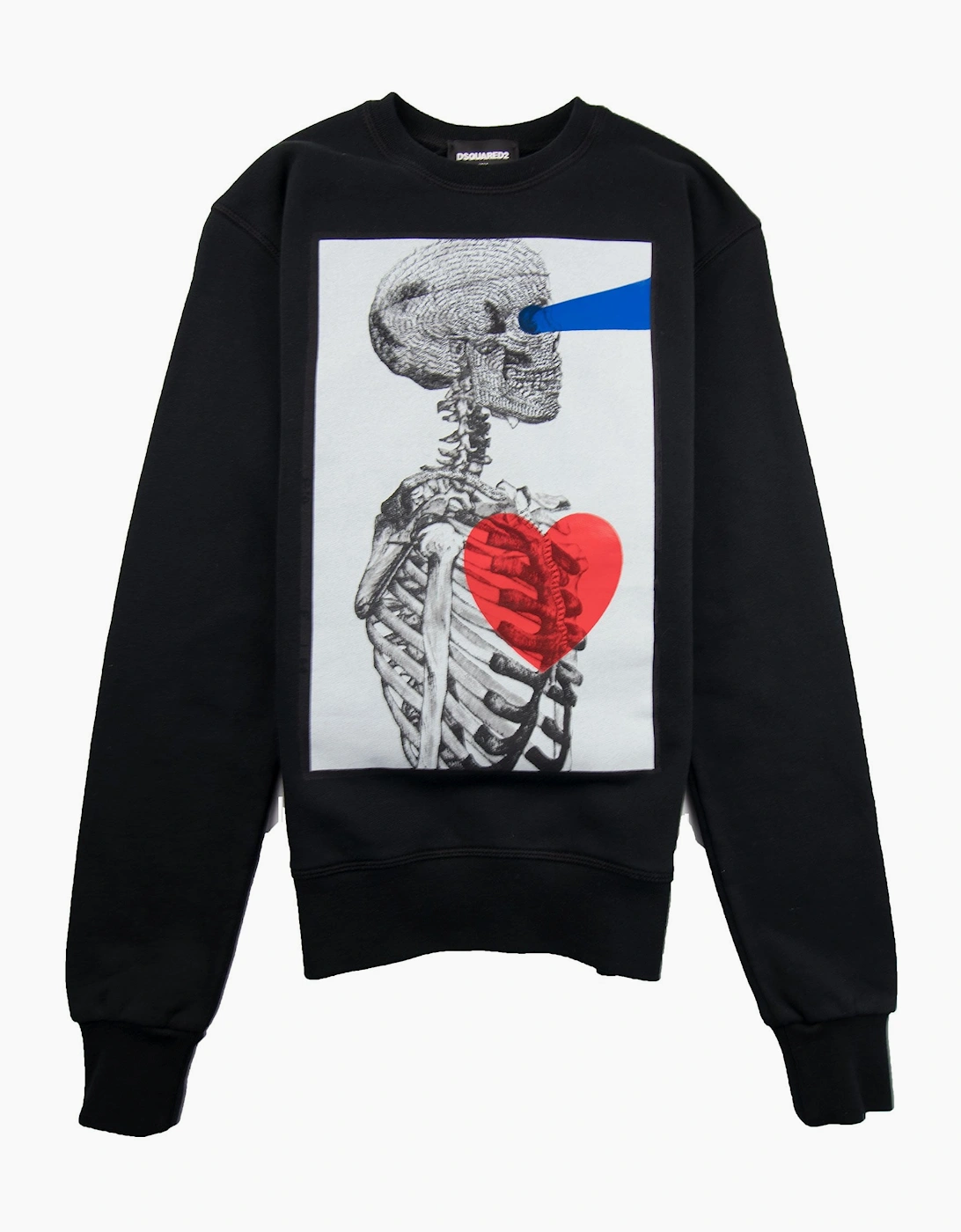 Dsquared2 Kids X-ray Heart Print Sweatshirt Black