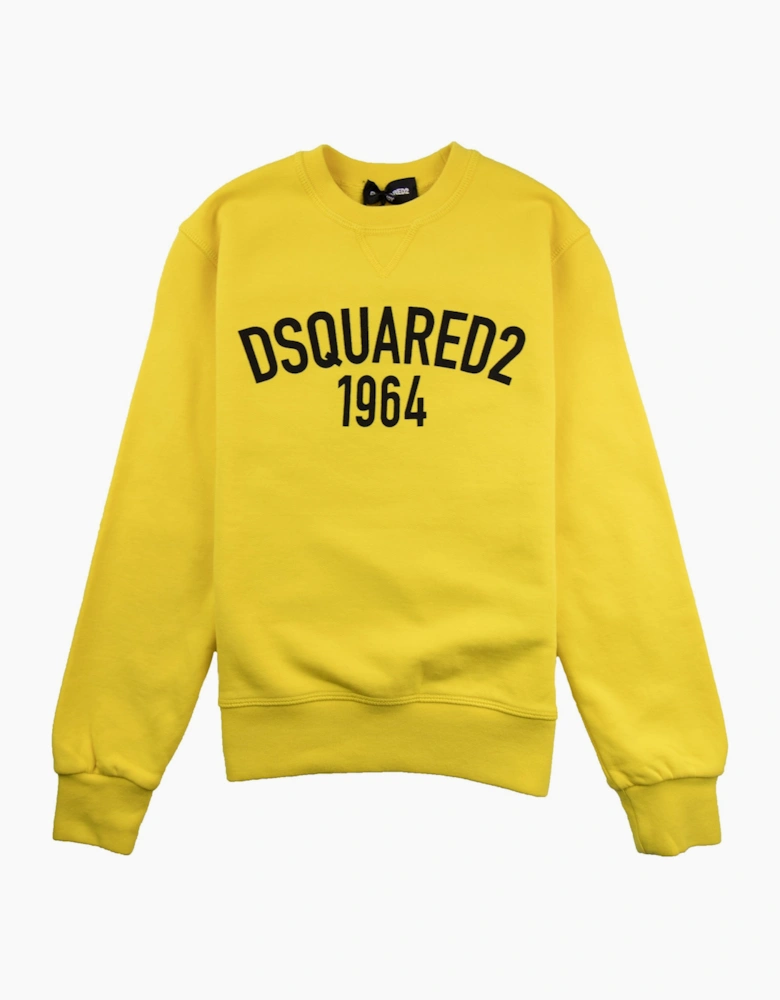 Dsquared2 Kids 1964 Logo Sweatshirt Yellow
