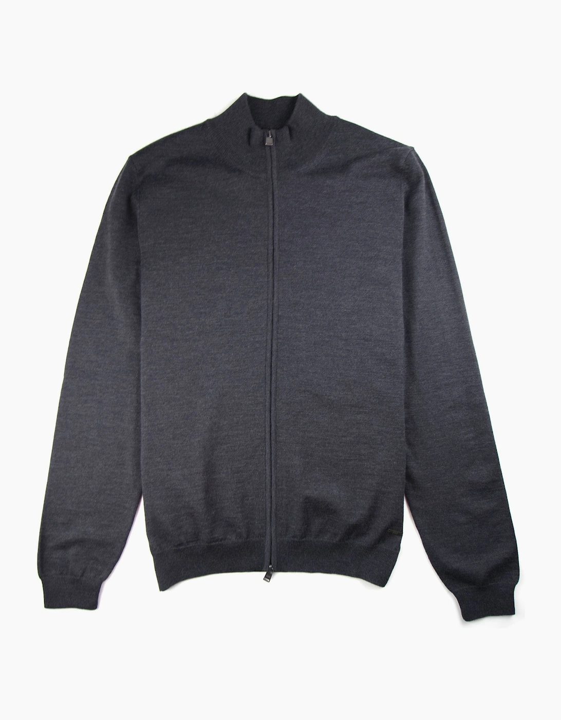 Hugo Boss Balonso Full Zip Jumper Dark Grey, 3 of 2