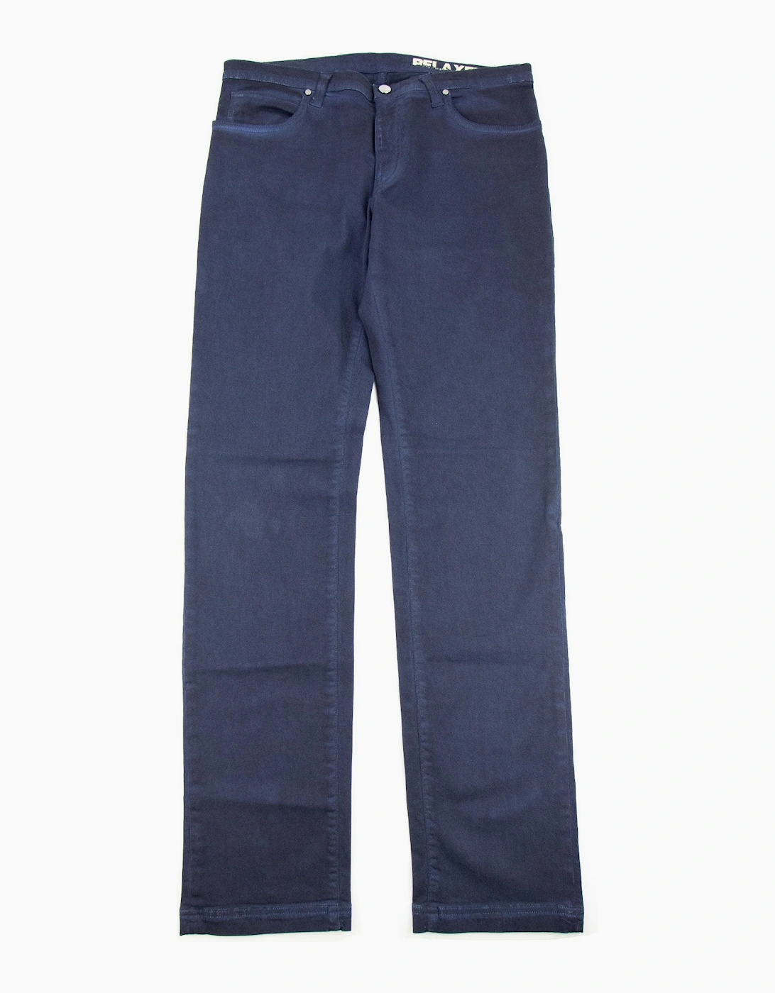 Versace Collection Men's Versace Collection Relaxed Fit Mid Wash Jeans Dark Blue - Navy