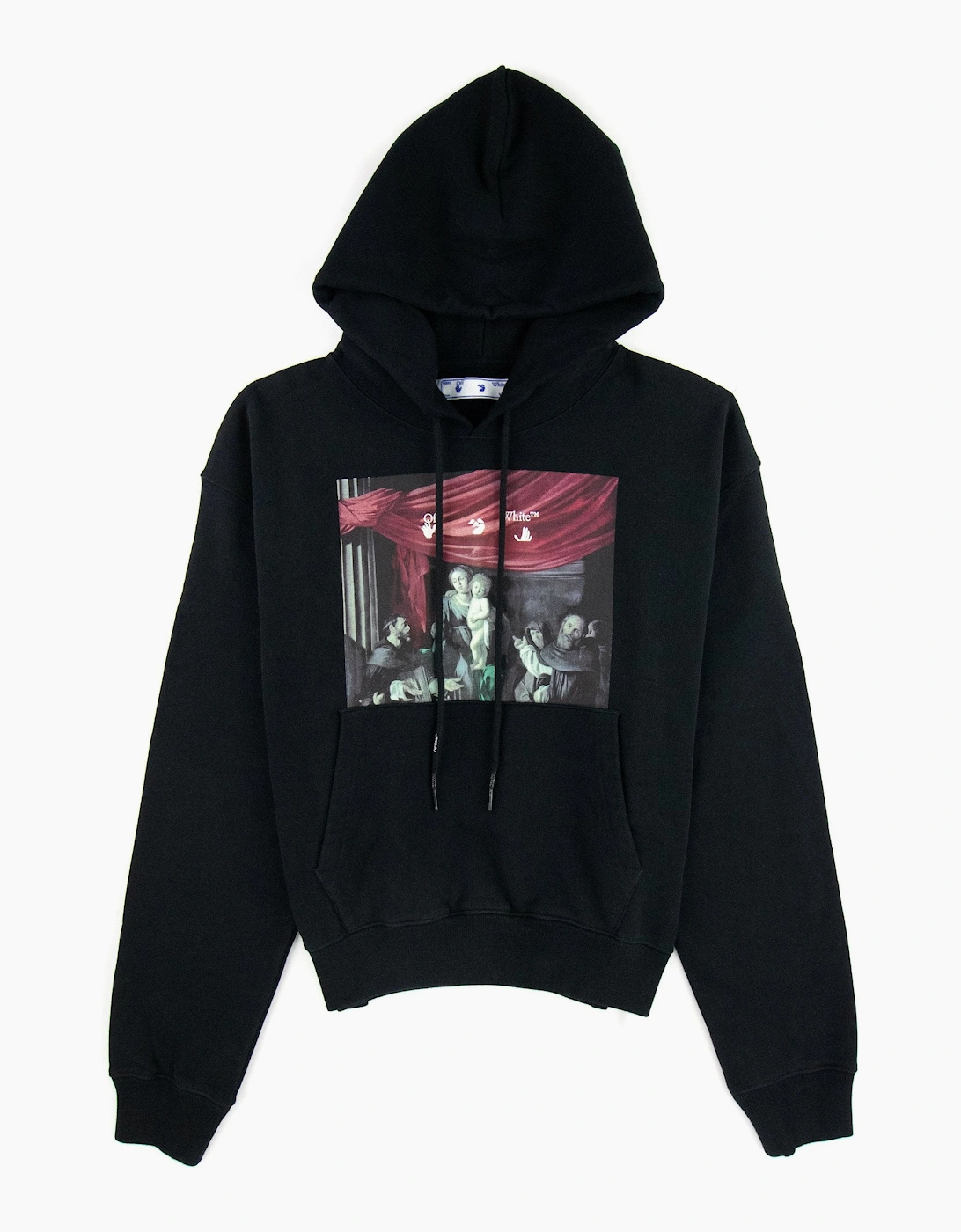 Off White Caravage Printed Hooded Sweatshirt Black/black, 5 of 4