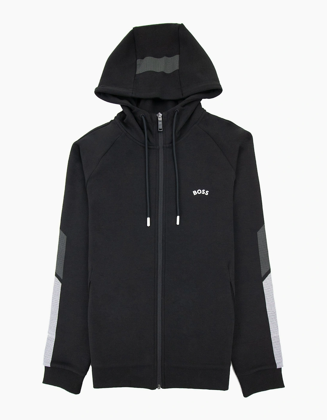 Hugo Boss Saggy 2 Curved Logo Hoody Black, 8 of 7