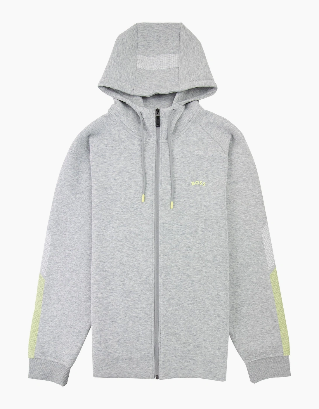 Hugo Boss Saggy 2 Curved Logo Hoody Grey 059, 5 of 4