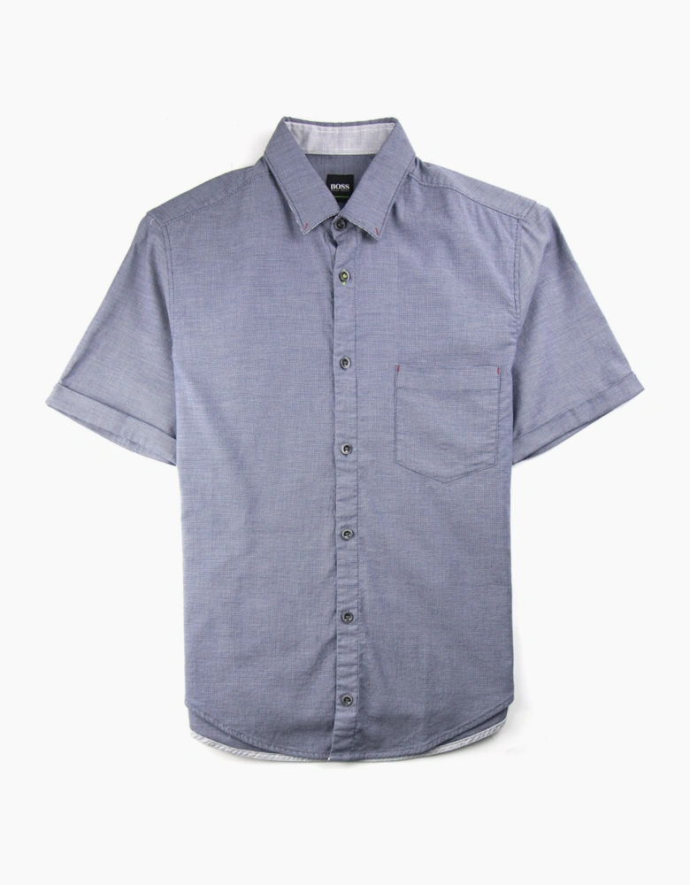 Hugo Boss Bayni_R Short Sleeve Shirt Dark Grey