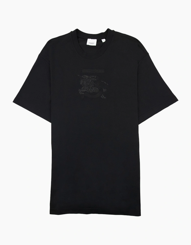 Burberry Tristan Embroidered Ekd T-shirt Black