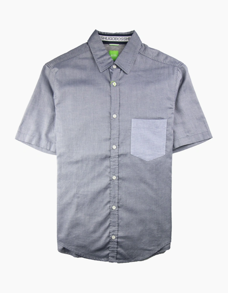 Hugo Boss Baloy Short Sleeve Shirt Dark Grey