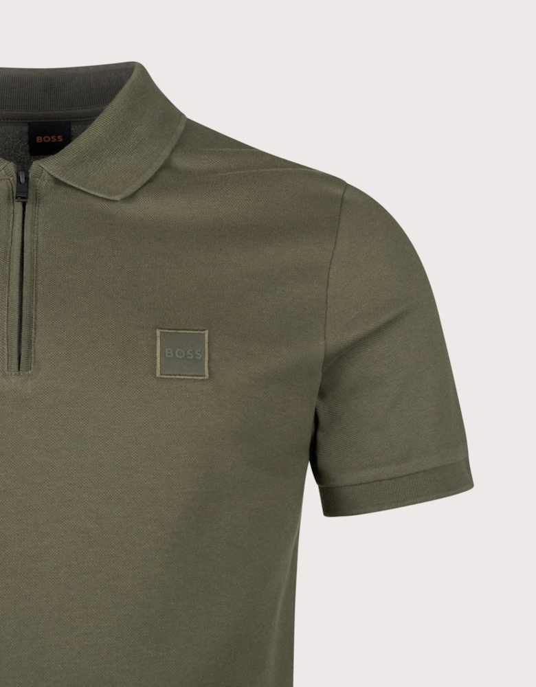 Slim Fit Passerzip Polo Shirt