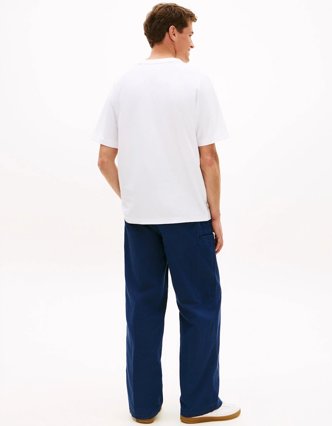 Tommy Hilfiger Tommy Flag Elevated Mens T-Shirt - White