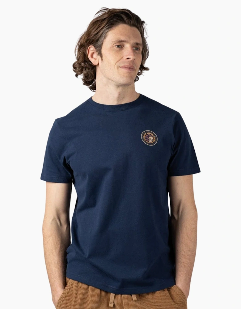 Saltrock Mens Trail Badge Print Short Sleeve T-Shirt